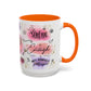Inspirational Christian Coffee Mug — "Beauty From Ashes" Faith & Strength Accent Mug (11/15oz)