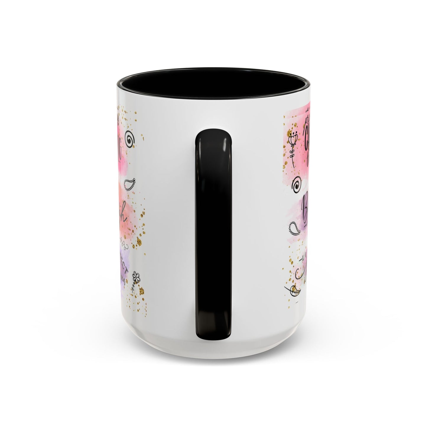 Inspirational Christian Coffee Mug — "Beauty From Ashes" Faith & Strength Accent Mug (11/15oz)