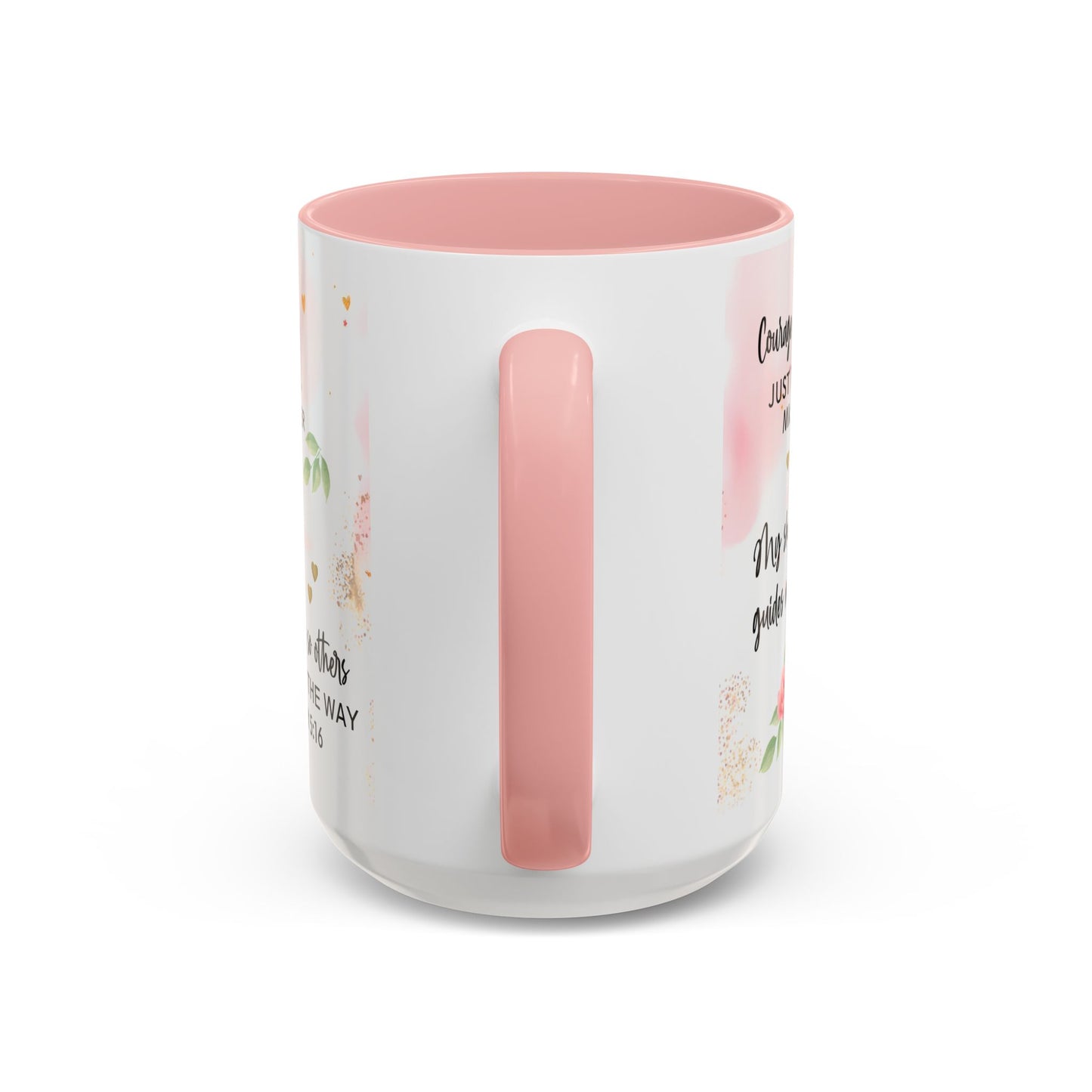 Faith Floral Coffee Mug — "Trust in the Lord with All Your Heart" Scripture Gift