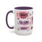 Inspirational Christian Coffee Mug — "Beauty From Ashes" Faith & Strength Accent Mug (11/15oz)