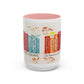 Bible Women Coffee Mug — Floral Illustrated Books Design (11/15 oz)