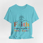 Faith Can Move Mountains T-Shirt — Inspirational Christian Graphic Tee