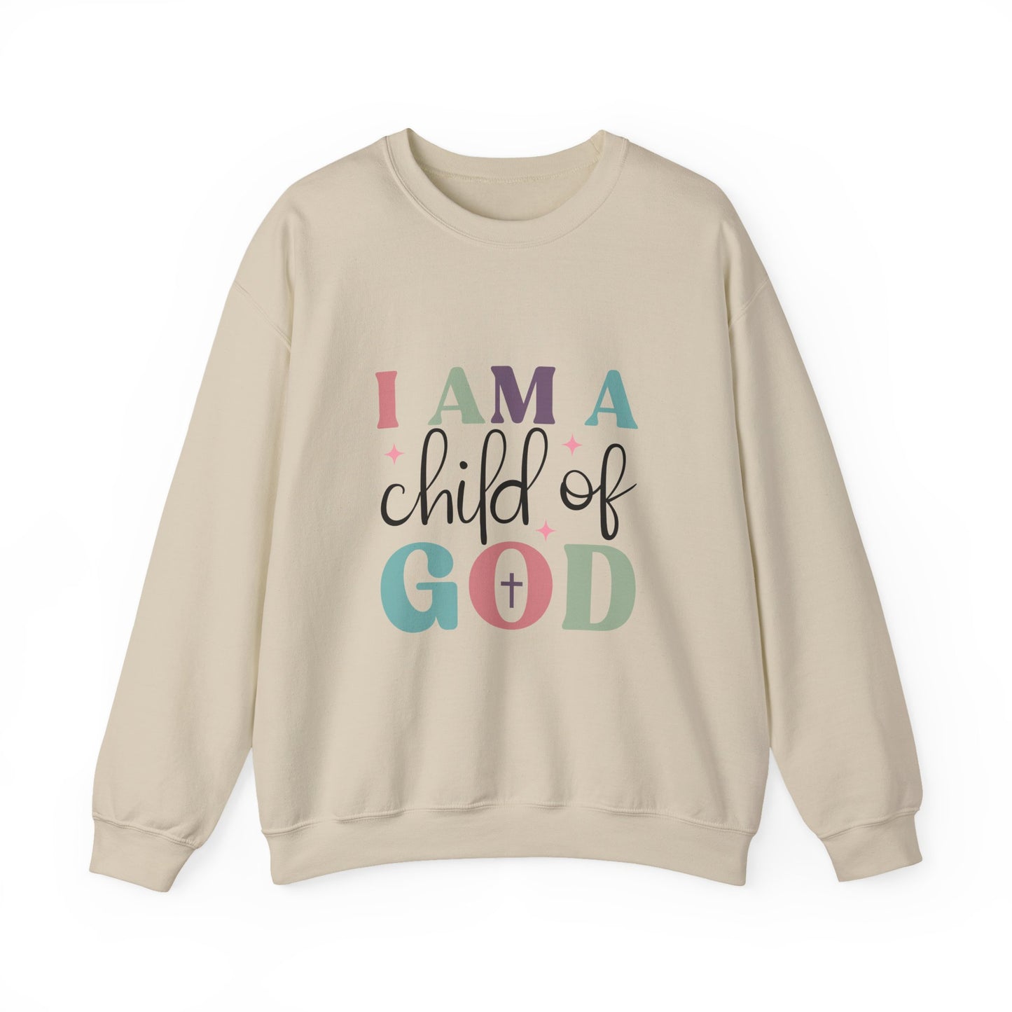 Child of God Crewneck Sweatshirt — Inspirational Christian Sweatshirt