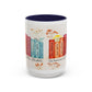 Bible Women Coffee Mug — Floral Illustrated Books Design (11/15 oz)
