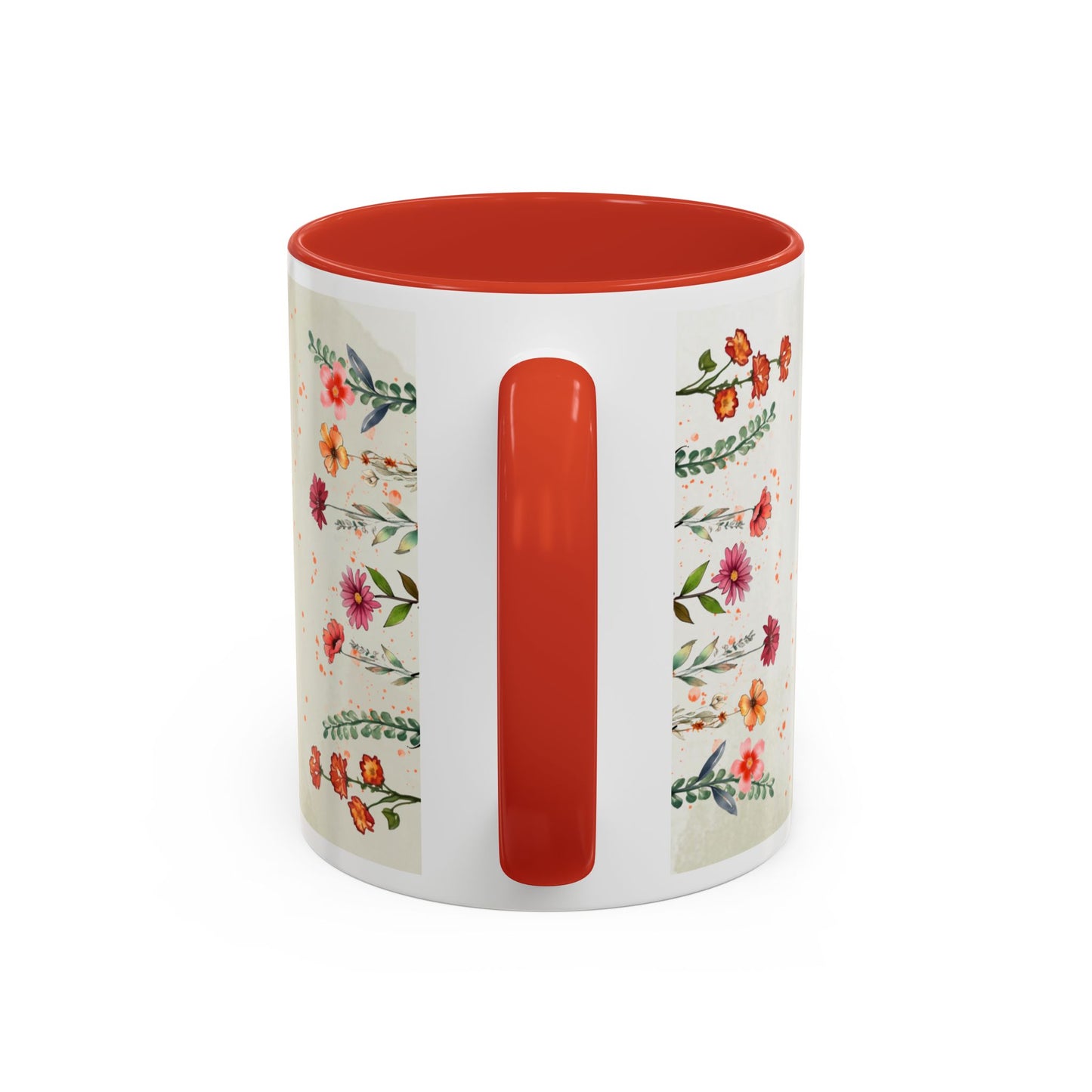 Inspirational Floral Coffee Mug — "God Says You Are" Ceramic Accent Mug (11/15 oz)