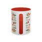 Inspirational Floral Coffee Mug — "God Says You Are" Ceramic Accent Mug (11/15 oz)