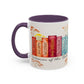 Bible Women Coffee Mug — Floral Illustrated Books Design (11/15 oz)