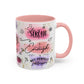Inspirational Christian Coffee Mug — "Beauty From Ashes" Faith & Strength Accent Mug (11/15oz)