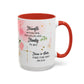 Faith Floral Coffee Mug — "Trust in the Lord with All Your Heart" Scripture Gift