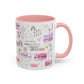 Christian Accent Coffee Mug — "Remind me who you are in Christ" Inspirational Pattern