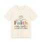 Faith Can Move Mountains T-Shirt — Inspirational Christian Graphic Tee