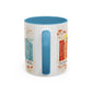 Bible Women Coffee Mug — Floral Illustrated Books Design (11/15 oz)