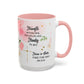 Faith Floral Coffee Mug — "Trust in the Lord with All Your Heart" Scripture Gift