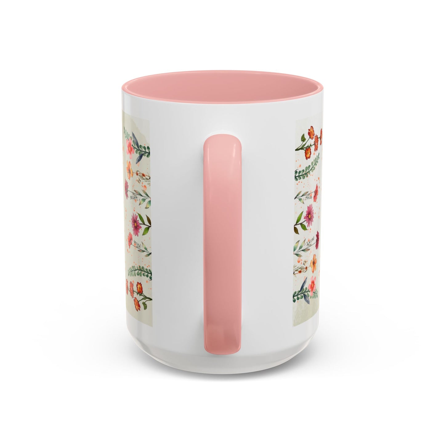 Inspirational Floral Coffee Mug — "God Says You Are" Ceramic Accent Mug (11/15 oz)