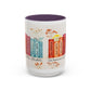 Bible Women Coffee Mug — Floral Illustrated Books Design (11/15 oz)