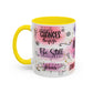 Inspirational Christian Coffee Mug — "Beauty From Ashes" Faith & Strength Accent Mug (11/15oz)