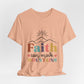 Faith Can Move Mountains T-Shirt — Inspirational Christian Graphic Tee