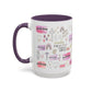 Christian Accent Coffee Mug — "Remind me who you are in Christ" Inspirational Pattern