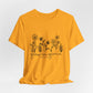 Grow in Grace Floral Tee — Christian Scripture Shirt (2 Peter 3:18)