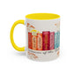 Bible Women Coffee Mug — Floral Illustrated Books Design (11/15 oz)