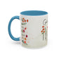 Inspirational Floral Coffee Mug — "God Says You Are" Ceramic Accent Mug (11/15 oz)