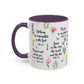 Inspirational Bible Verse Coffee Mug — Floral Scripture Quotes (11/15oz)