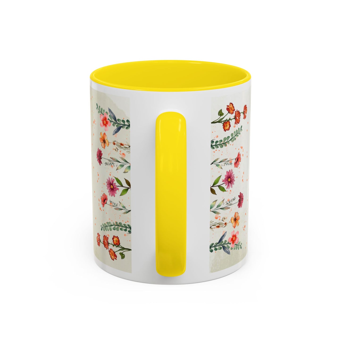 Inspirational Floral Coffee Mug — "God Says You Are" Ceramic Accent Mug (11/15 oz)