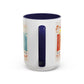 Bible Women Coffee Mug — Floral Illustrated Books Design (11/15 oz)
