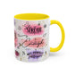 Inspirational Christian Coffee Mug — "Beauty From Ashes" Faith & Strength Accent Mug (11/15oz)