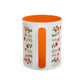 Inspirational Floral Coffee Mug — "God Says You Are" Ceramic Accent Mug (11/15 oz)