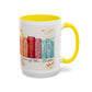 Bible Women Coffee Mug — Floral Illustrated Books Design (11/15 oz)