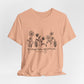 Grow in Grace Floral Tee — Christian Scripture Shirt (2 Peter 3:18)