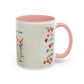 Inspirational Floral Coffee Mug — "God Says You Are" Ceramic Accent Mug (11/15 oz)