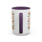 Inspirational Floral Coffee Mug — "God Says You Are" Ceramic Accent Mug (11/15 oz)
