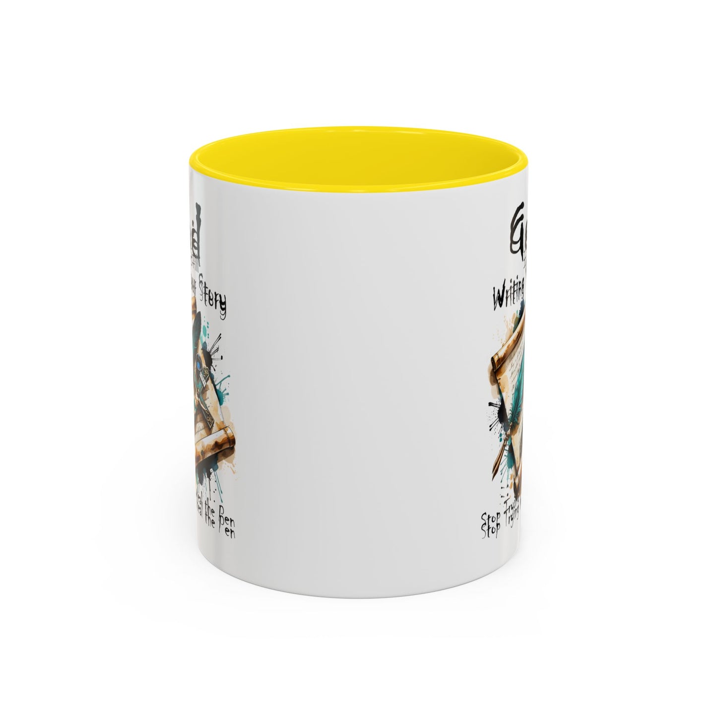 God Is Still Writing Your Story Coffee Mug — Inspirational Christian Accent Mug (11/15oz)