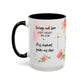 Faith Floral Coffee Mug — "Trust in the Lord with All Your Heart" Scripture Gift