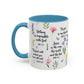 Inspirational Bible Verse Coffee Mug — Floral Scripture Quotes (11/15oz)
