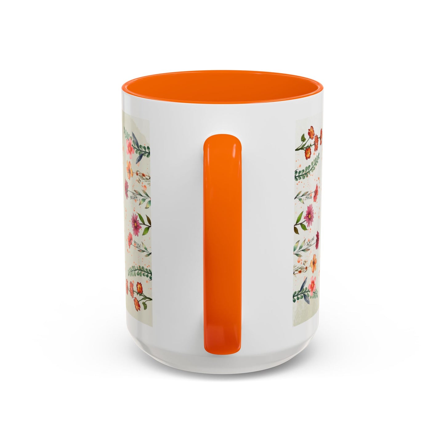Inspirational Floral Coffee Mug — "God Says You Are" Ceramic Accent Mug (11/15 oz)