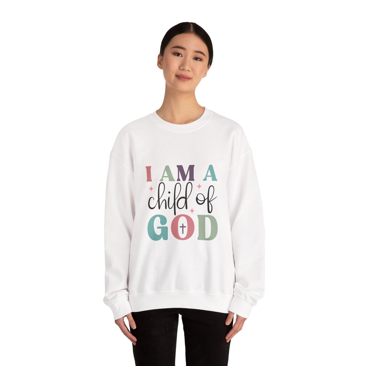 Child of God Crewneck Sweatshirt — Inspirational Christian Sweatshirt