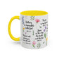 Inspirational Bible Verse Coffee Mug — Floral Scripture Quotes (11/15oz)