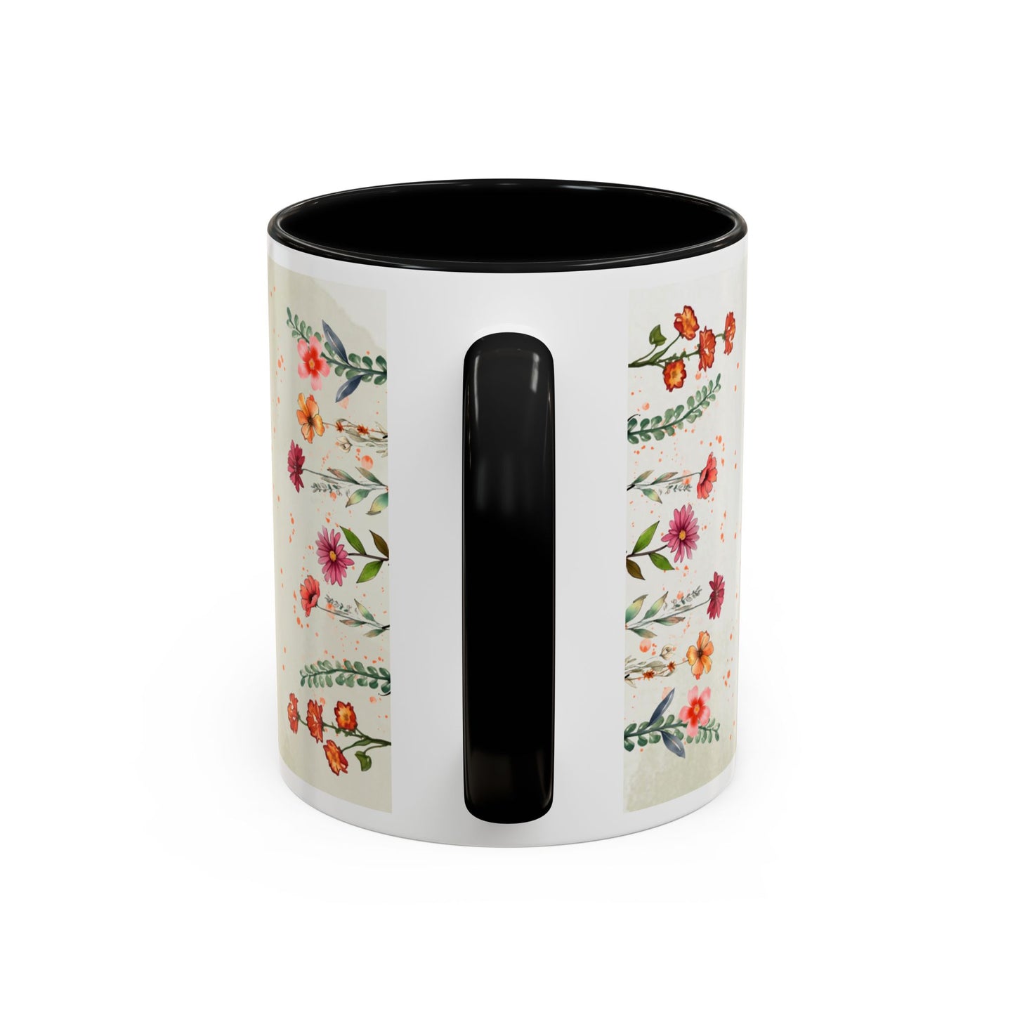 Inspirational Floral Coffee Mug — "God Says You Are" Ceramic Accent Mug (11/15 oz)