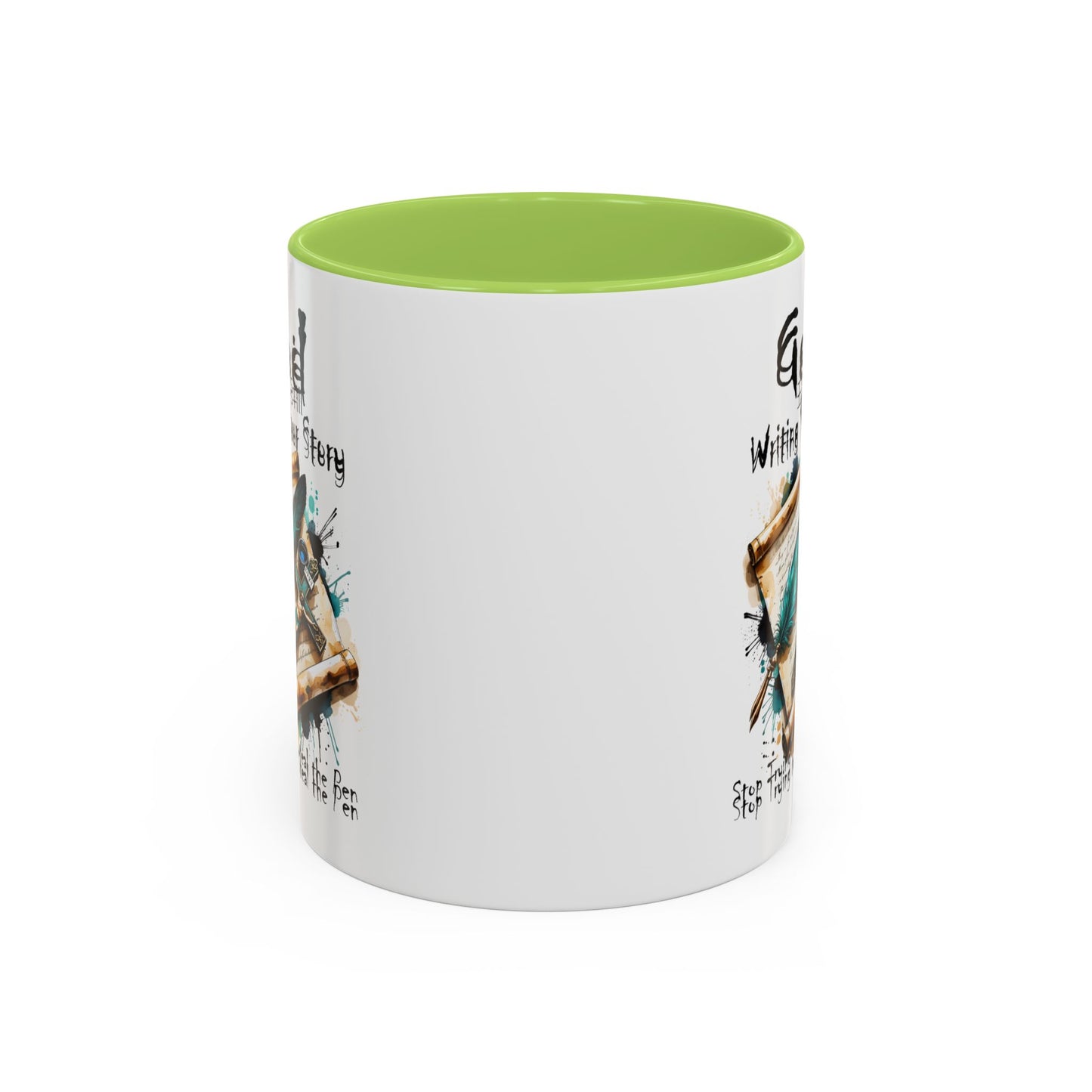 God Is Still Writing Your Story Coffee Mug — Inspirational Christian Accent Mug (11/15oz)