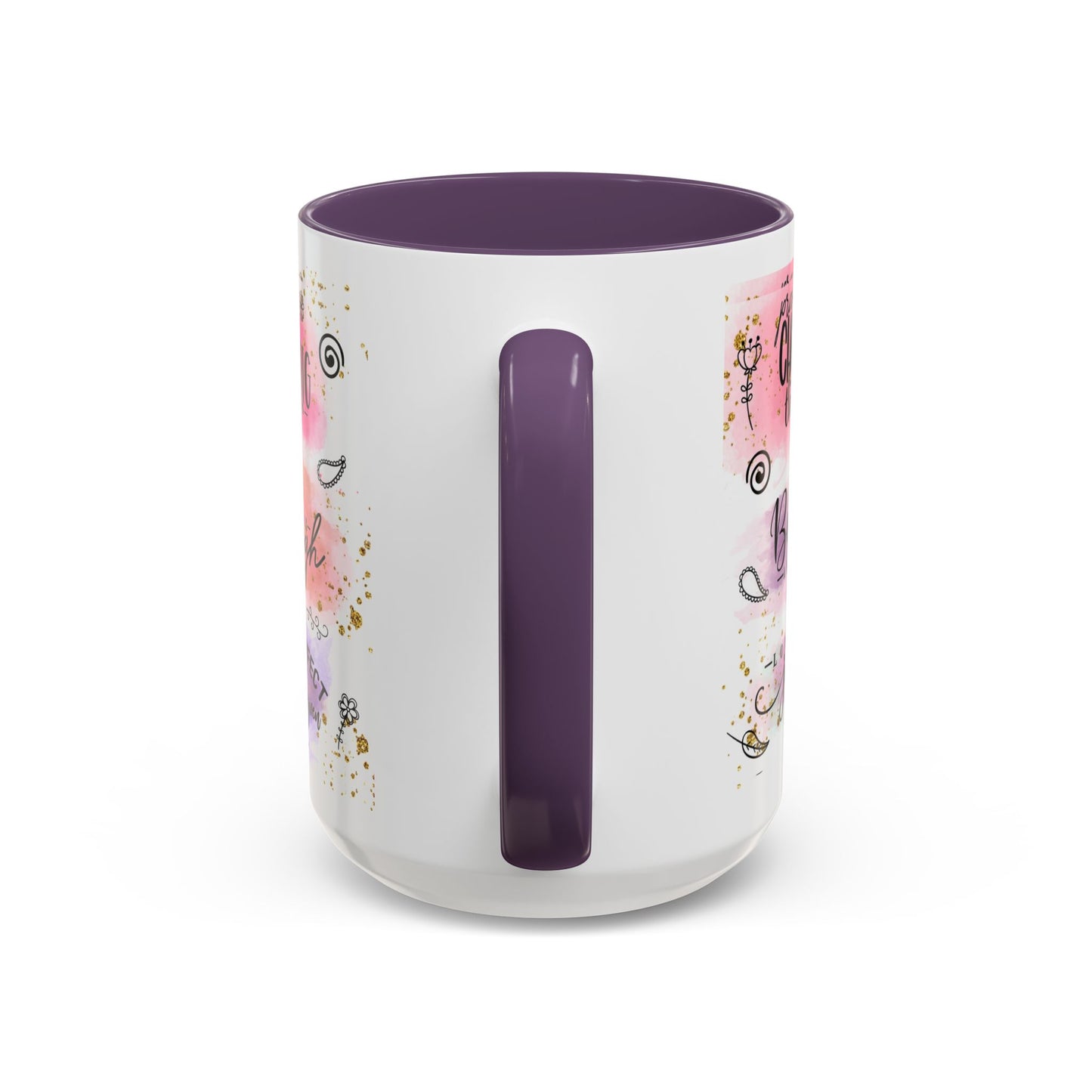 Inspirational Christian Coffee Mug — "Beauty From Ashes" Faith & Strength Accent Mug (11/15oz)