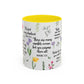 Inspirational Bible Verse Coffee Mug — Floral Scripture Quotes (11/15oz)