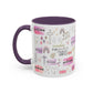 Christian Accent Coffee Mug — "Remind me who you are in Christ" Inspirational Pattern