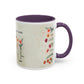 Inspirational Floral Coffee Mug — "God Says You Are" Ceramic Accent Mug (11/15 oz)