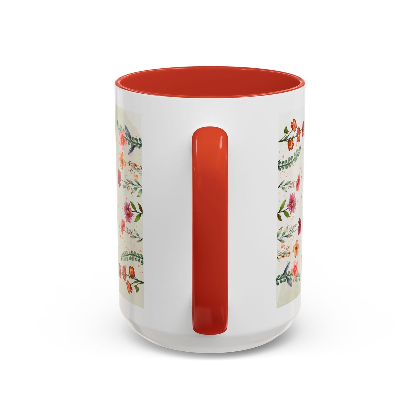 Inspirational Floral Coffee Mug — "God Says You Are" Ceramic Accent Mug (11/15 oz)