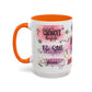 Inspirational Christian Coffee Mug — "Beauty From Ashes" Faith & Strength Accent Mug (11/15oz)