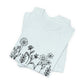 Grow in Grace Floral Tee — Christian Scripture Shirt (2 Peter 3:18)