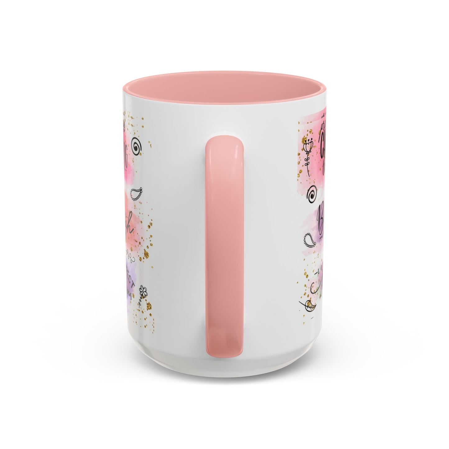 Inspirational Christian Coffee Mug — "Beauty From Ashes" Faith & Strength Accent Mug (11/15oz)